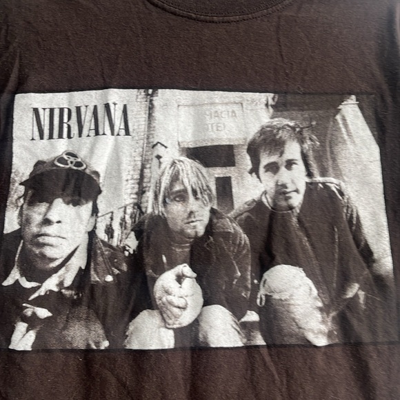 Closet close out! 🎉Nirvana t shirt size small brown. Final price. - Picture 2 of 4